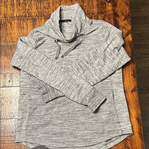 L.L. Bean Heather Gray Cowl Neck Sweatshirt